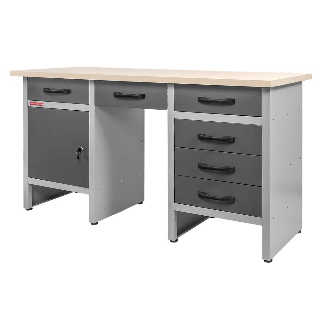 Werkberg Handyman S-160 banco da lavoro 160 cm grafite