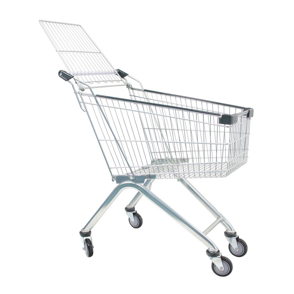 Mega-M YR 95L carrello spesa zincato 50 cm set 6 pezzi