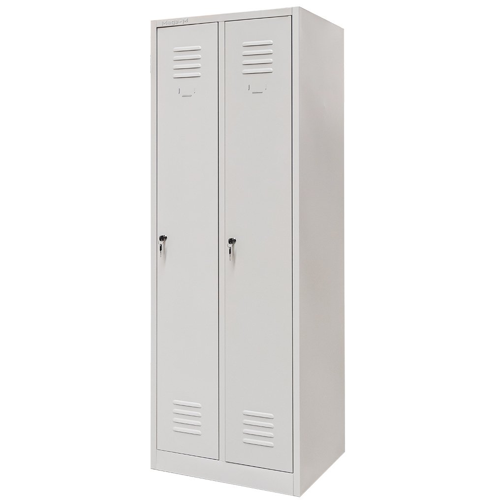 Mega-M S-60 armadio spogliatoio 2 ante grigio 60 cm