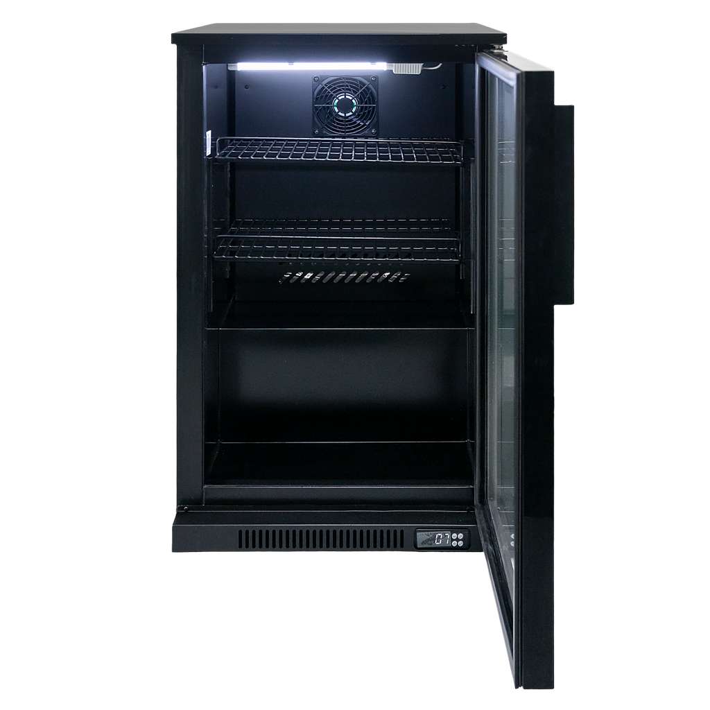 Mega-M Diego S50 vetrina frigo sottobanco 98L nera
