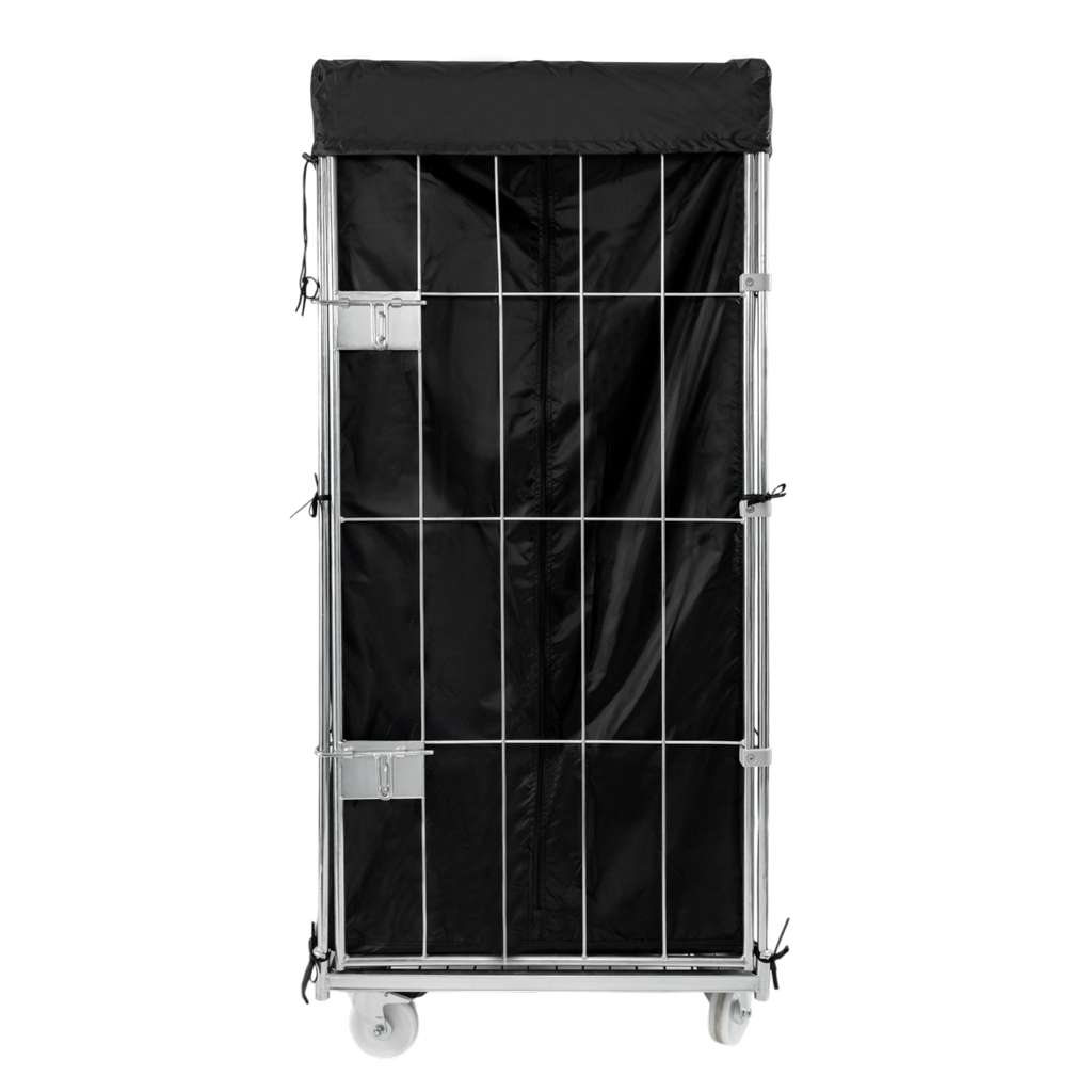 Mega-M Universal roll container a rete zincato con telo 500 kg