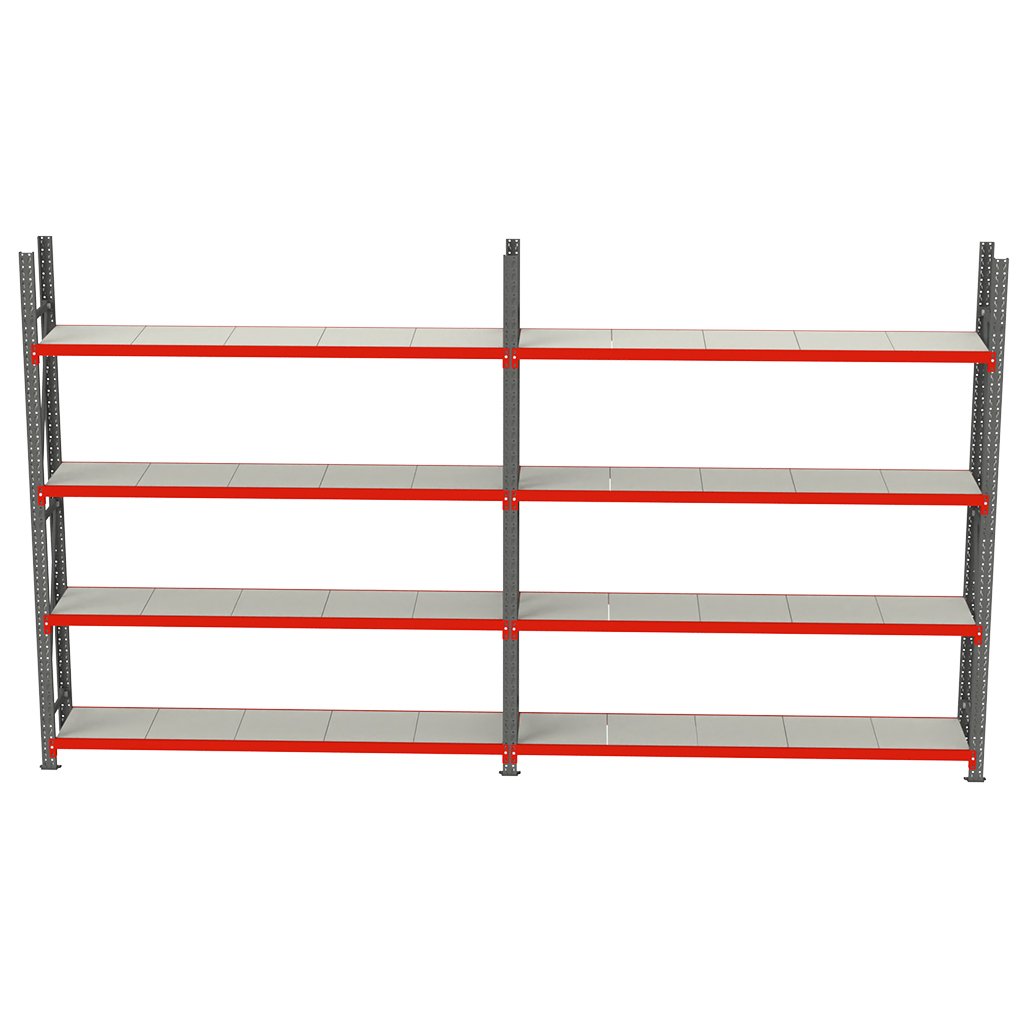 Mega-M FORTIS Scaffale Magazzino 8 Ripiani 525,5x50x200 cm