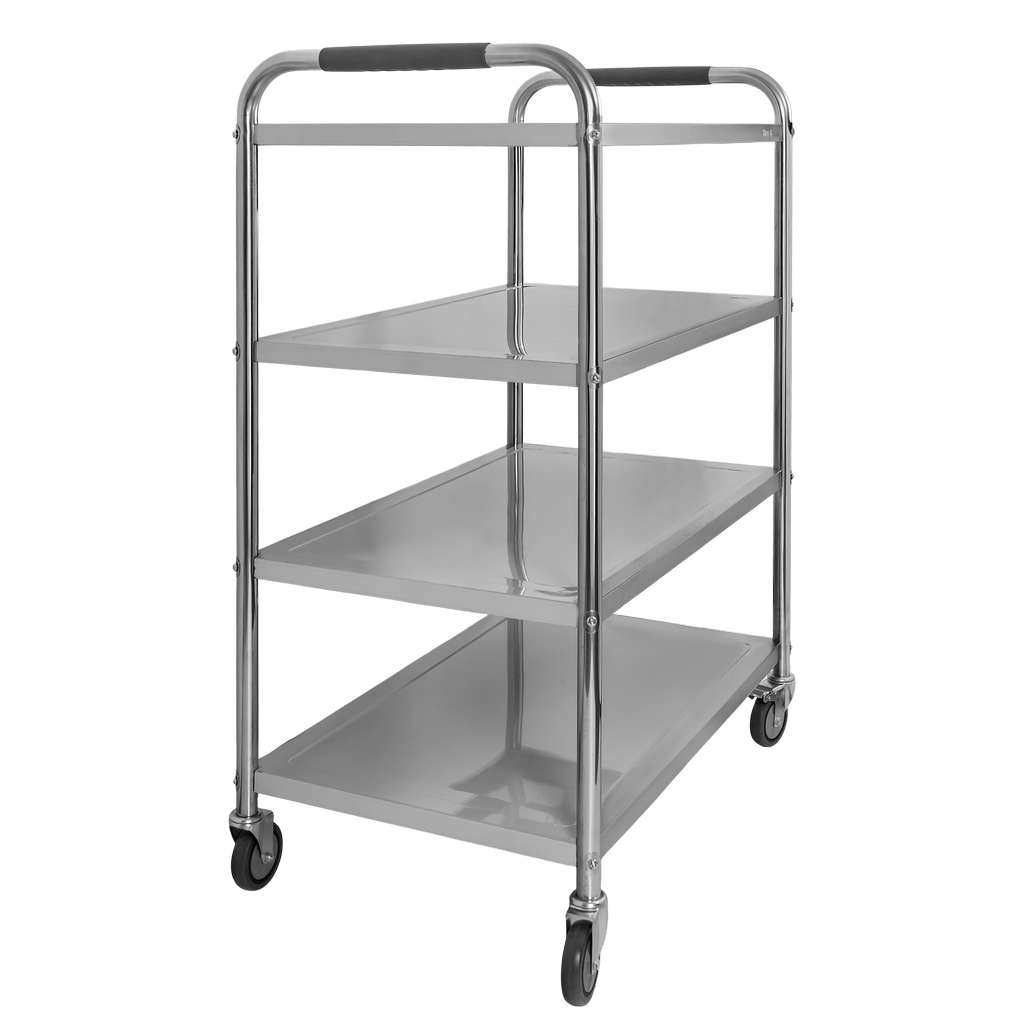Mega-M X Standard Carrello Servizio Inox 4 Ripiani 86x54x126