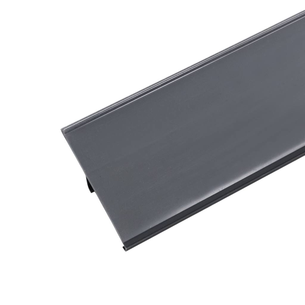 Profilo Portaprezzi OH a Innestare Grigio Scuro 117,5 cm