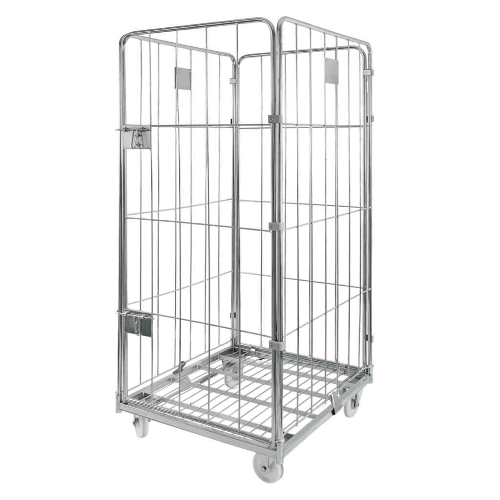Mega-M Universal Roll container zincato 3 pareti