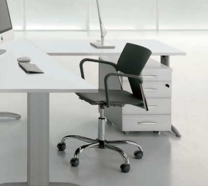 Agosistem Flycom ST516 cassettiera 3 cassetti 41x56x50 con serratura