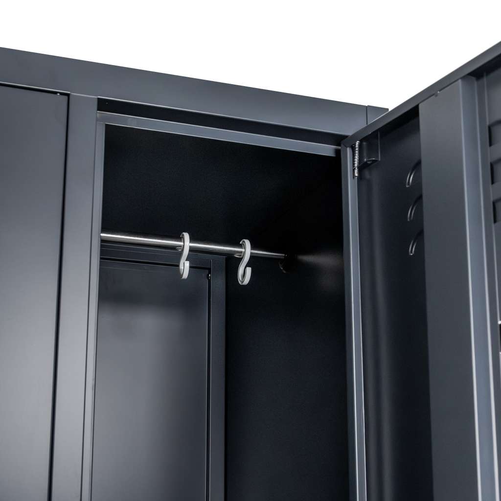 Mega-M Armadietto Spogliatoio Metallo 6 Ante 90x50x180 cm