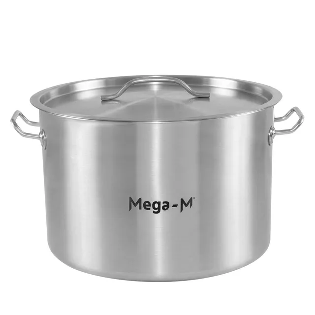 Mega-M Standard Pentola Inox con Coperchio 24 L 36x24