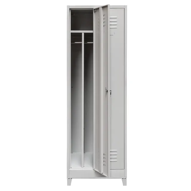Mega-M armadietto spogliatoio 2 ante 60 cm grigio su gambe