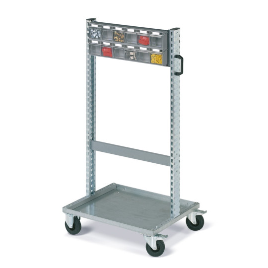 DR Scaffalature Fox Practibox Carrello 725x613x1430 mm kit 2 cassettiere