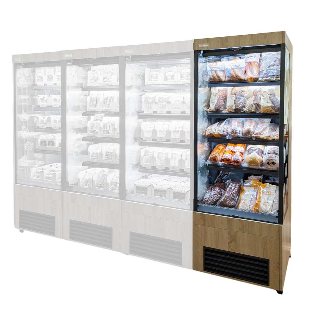 JBG2 Vetrina Pasticceria Aperta 66x76x200 cm Plug-In