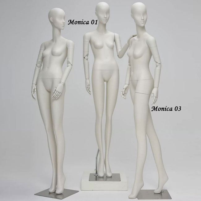 Agosistem Monica 02 manichino donna vetroresina bianco