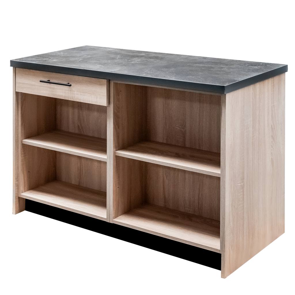 Mega-M banco negozio H90 L125 P60 cm rovere sonoma