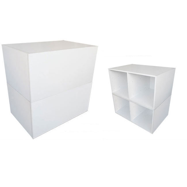 Agosistem H&D 90 Banco Legno 90x60x90 cm Bianco