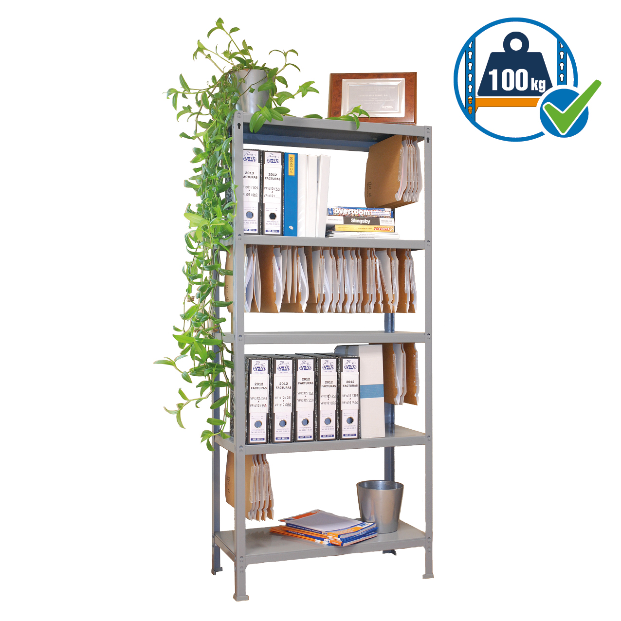 Simonrack FileClick 5 libreria schedario 5 ripiani archivio