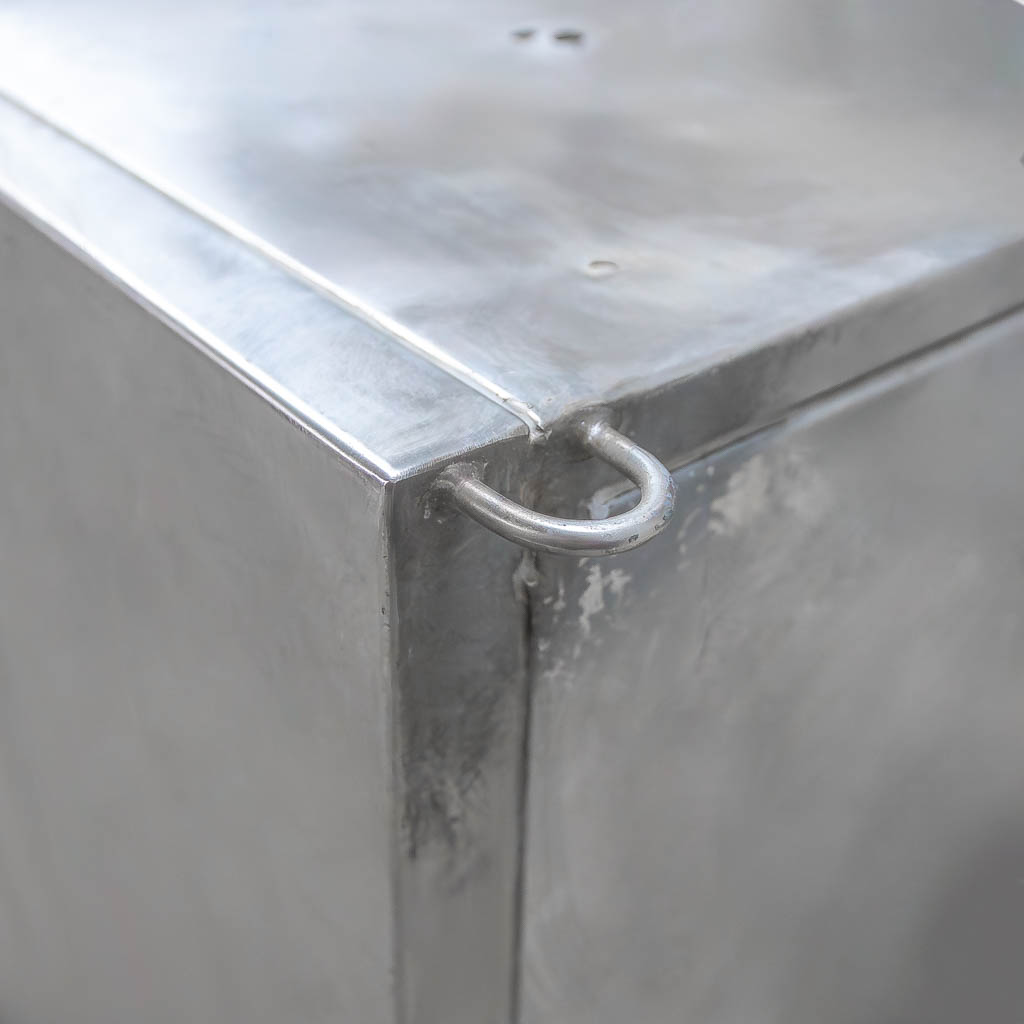 Cappa Trapezoidale 100x60x50 cm in Acciaio Inox