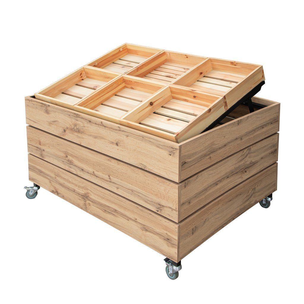 Mega-M isola ortofrutta 131x94x75 rovere wotan