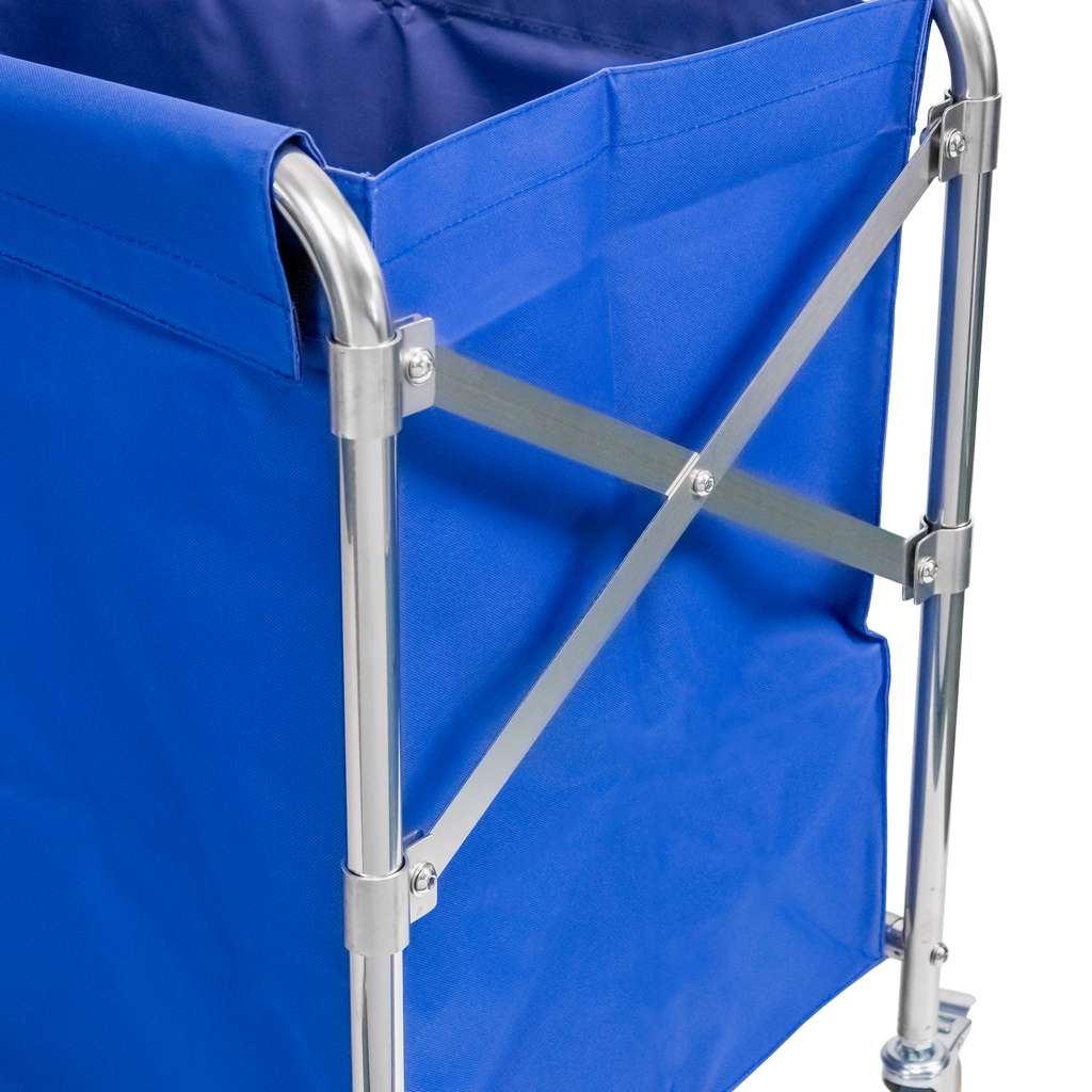 Mega-M carrello biancheria pieghevole blu 86x65x80 400 L