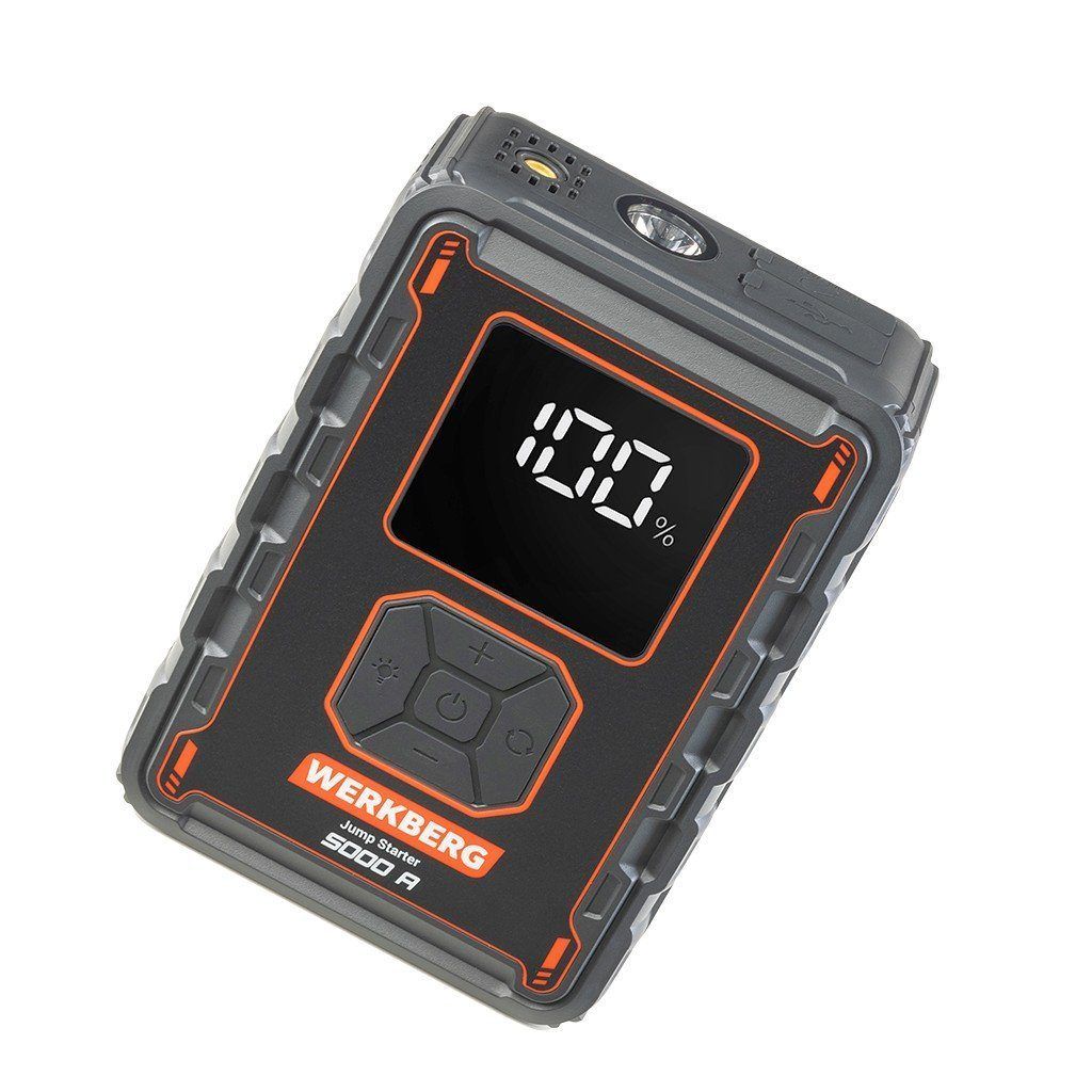 Werkberg AL008 Avviatore Batteria 32000mAh con Compressore