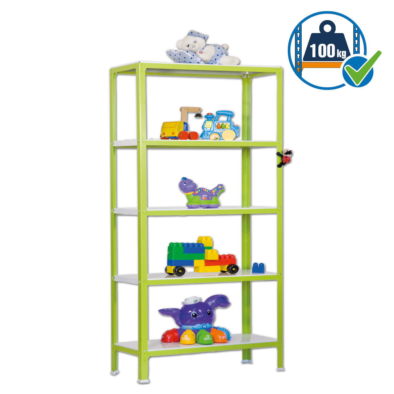 Simonrack HomeClick Scaffale Metallo 5 Ripiani 150 kg Casa