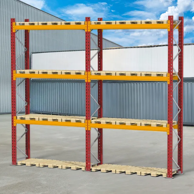Dexion 0+3 H-480 L-546 scaffale portapallet 900 kg 24 posti