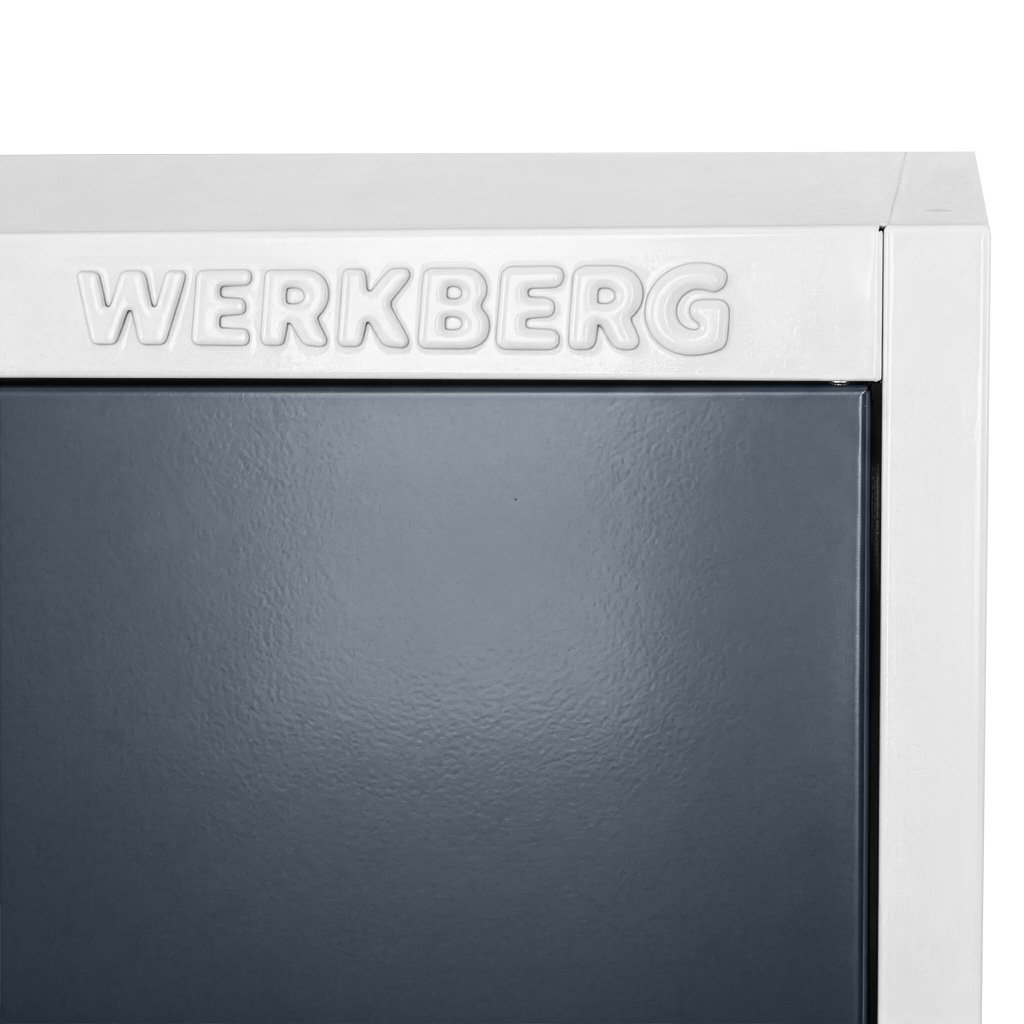 Werkberg W-101S S/G Armadio officina metallo 90x40x185 grigio