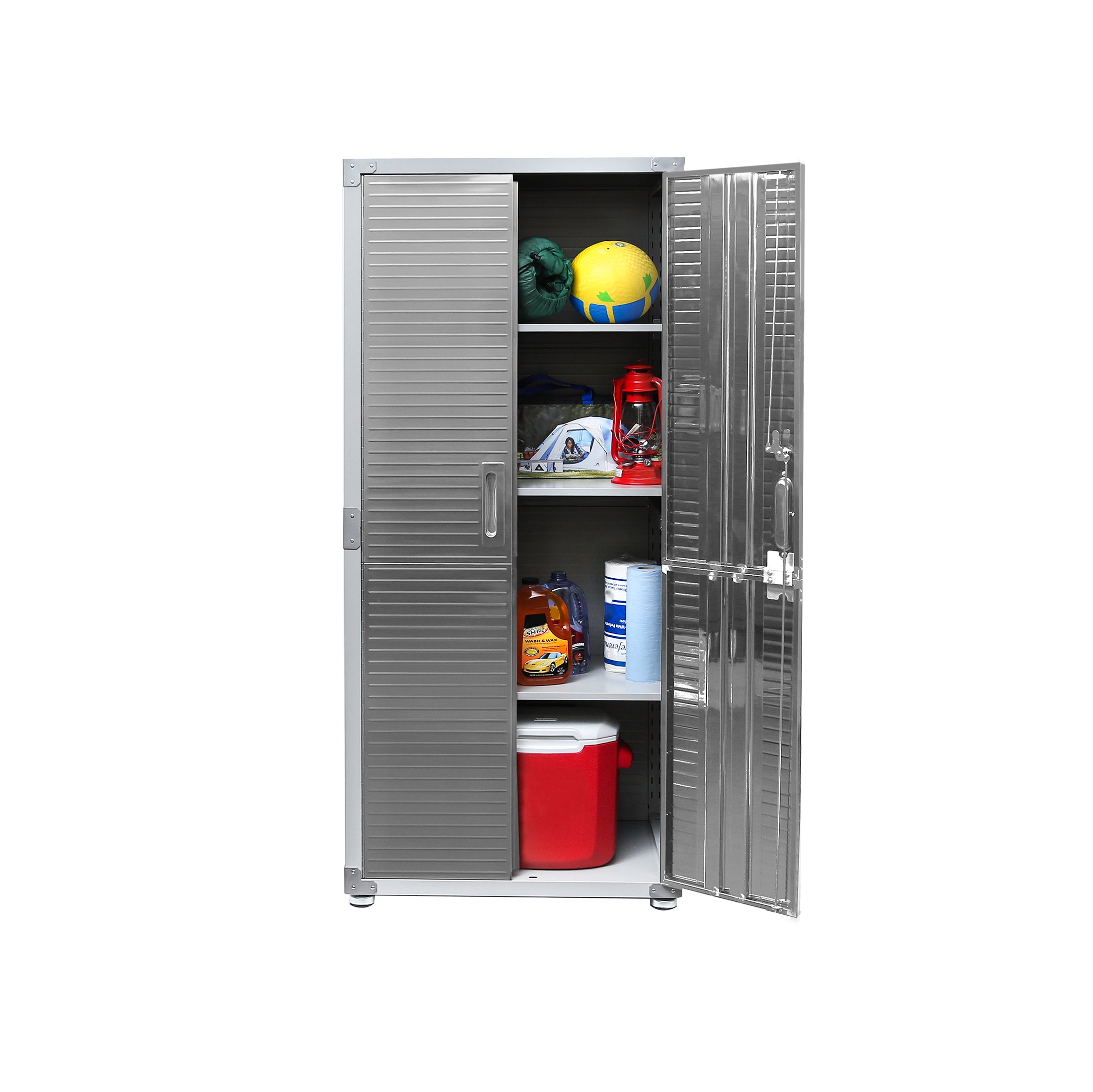 Seville Classics UltraHD Sistema 5 Pezzi set armadi acciaio granito