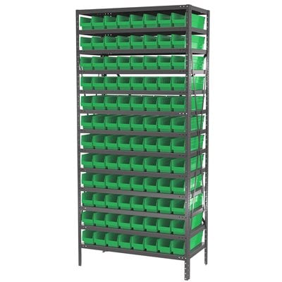 Akro-Mils AS1879128 scaffale metallo 13 ripiani 96 box