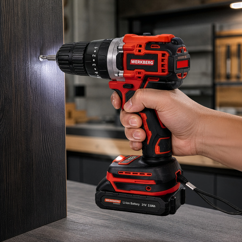 Werkberg WKRKQ101 Avvitatore Batteria 2x2.0Ah