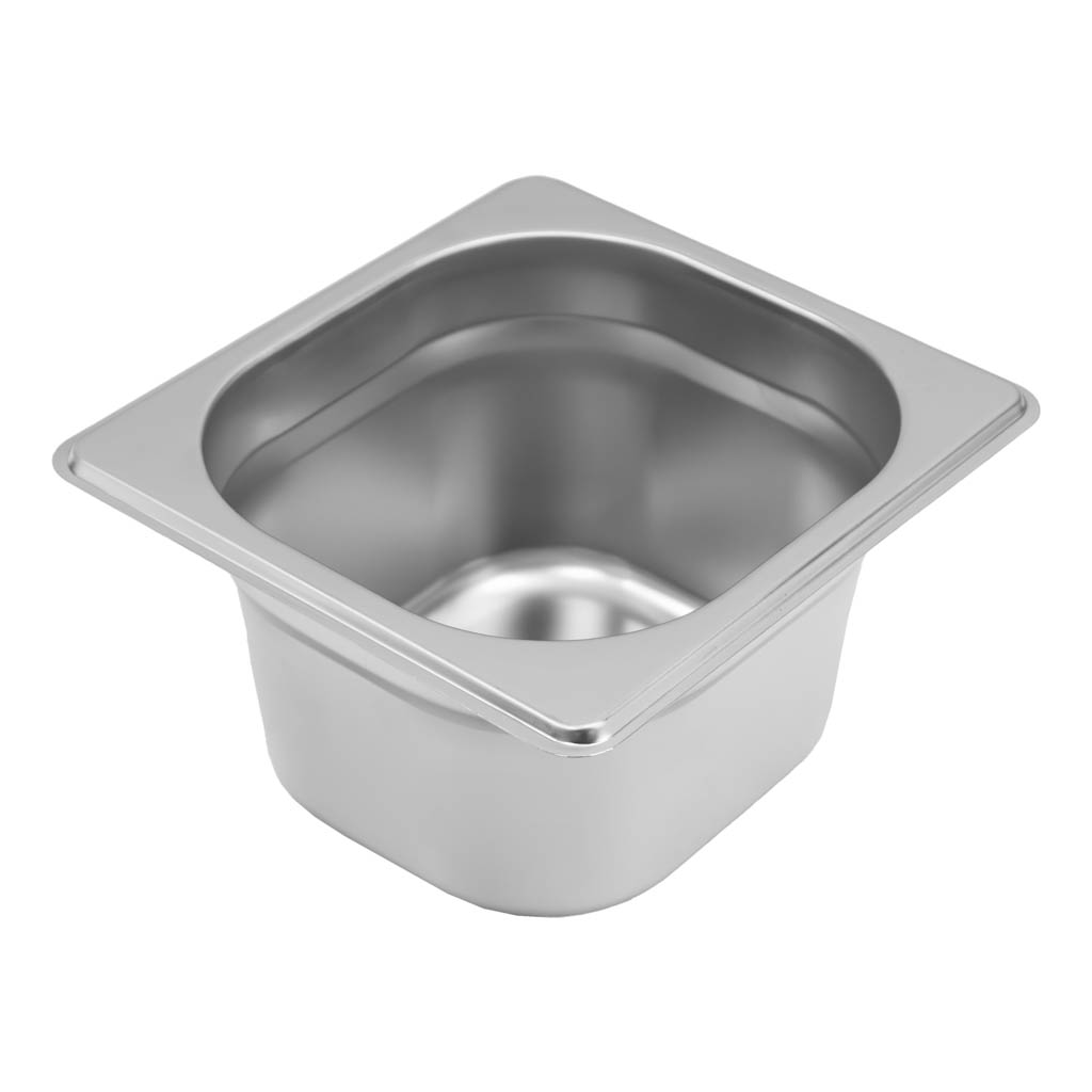 Mega-M bacinella GN 1/6 17,6x16,2x10 cm inox