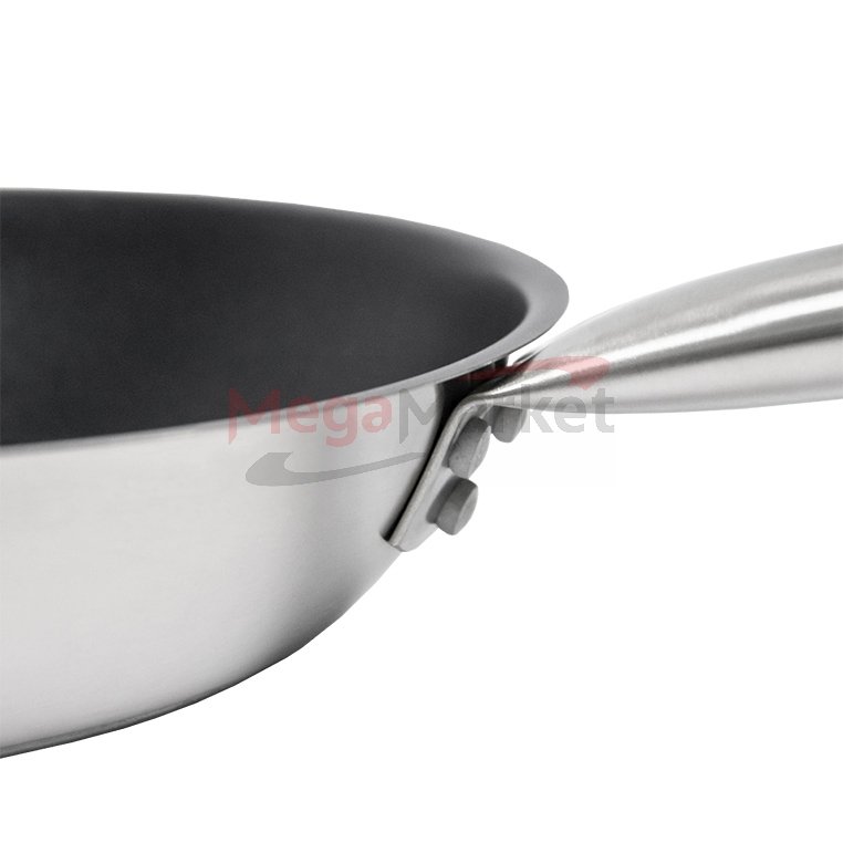 Mega-M Padella antiaderente acciaio inox 26 cm induzione