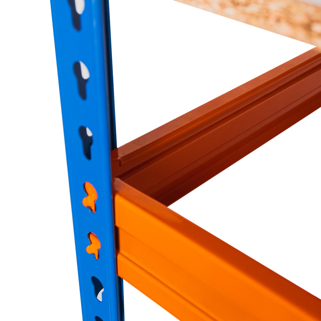 Mega-M Pro Max scaffale magazzino 4 ripiani 180x120x60 blu