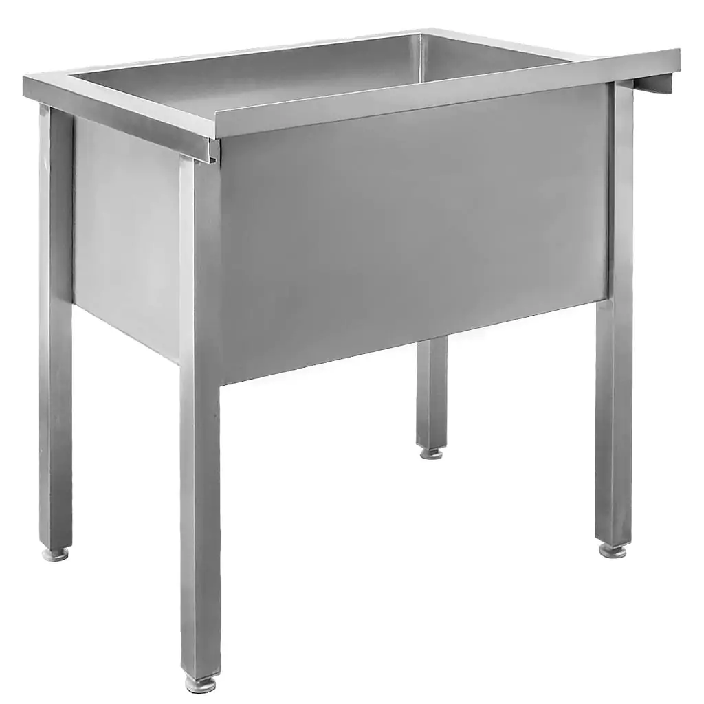 Mega-M Lavatoio Gastronomico 1 Vasca 80x60x85 Inox