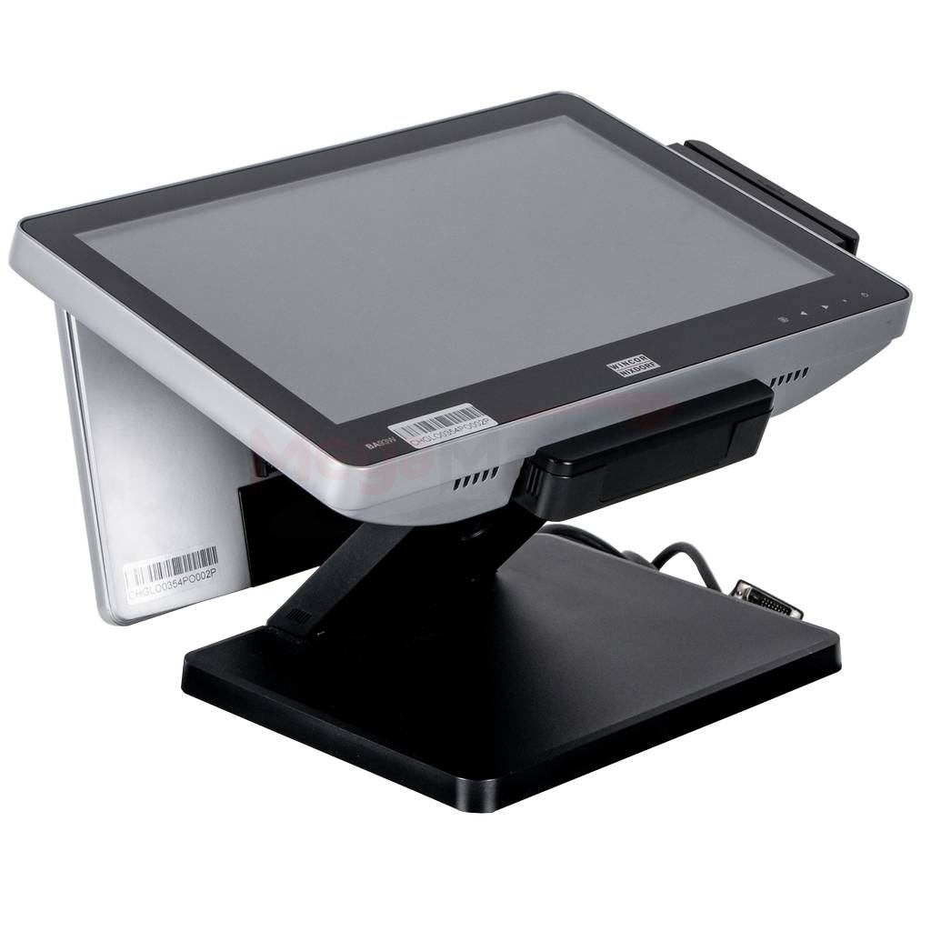 Wincor Nixdorf BA93W+BA91W monitor touch POS 15,6+10,1 pollici