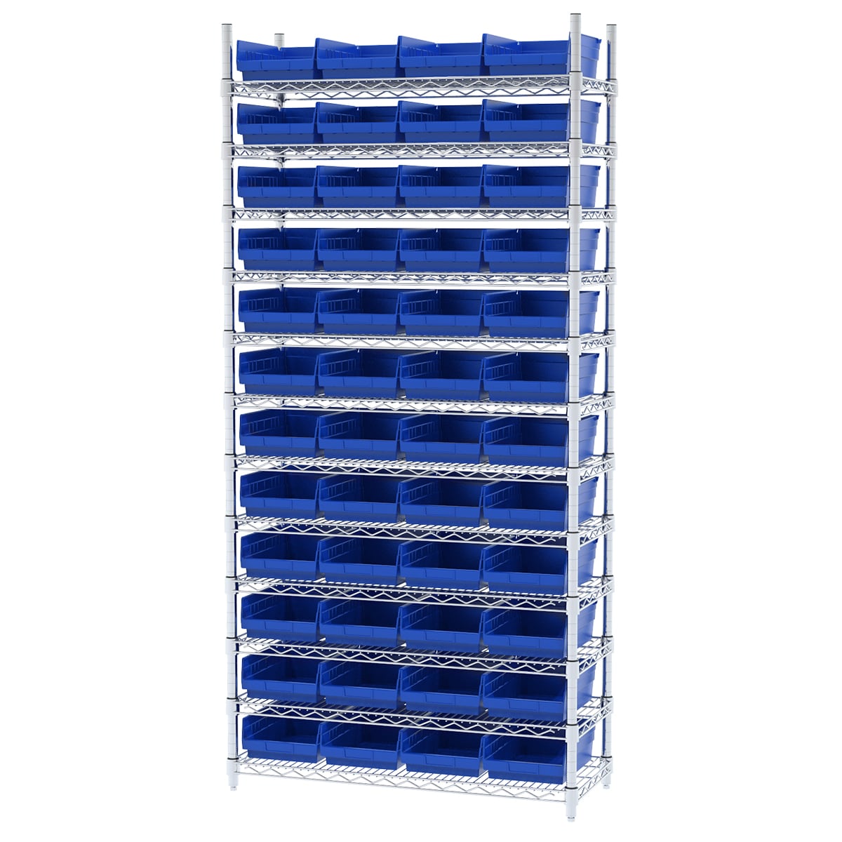 Akro-Mils AWS143630150 scaffale filo 36x14 con 48 cassette