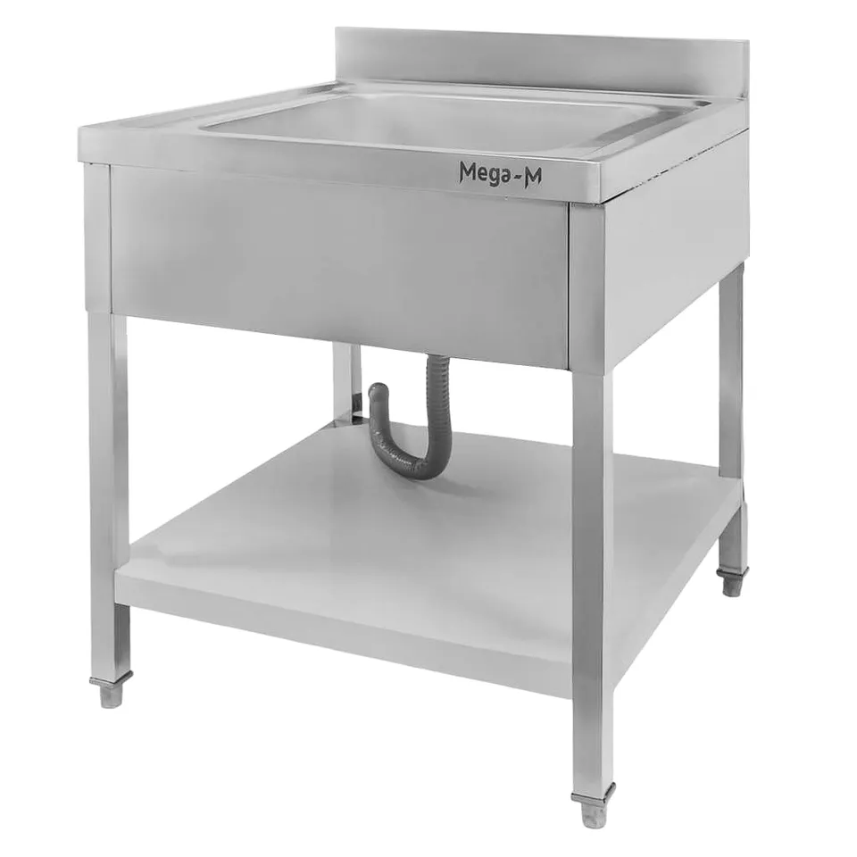 Mega-M lavello gastronomico 70x70x85 cm 1 vasca