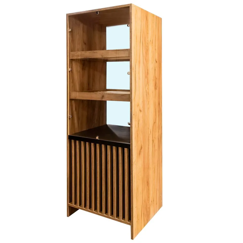 Mega-M vetrina panetteria 180x60x60 rovere kraft pane