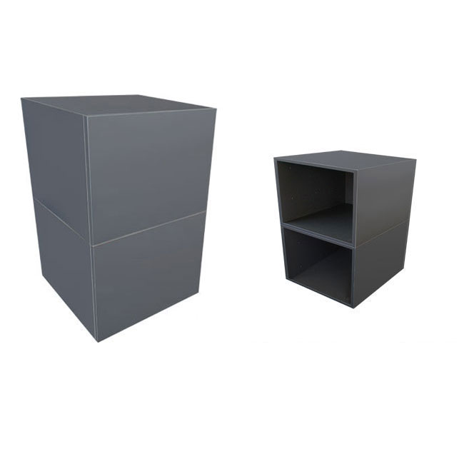 Agosistem H&D Banco 60 banco legno 60x60 cm bianco