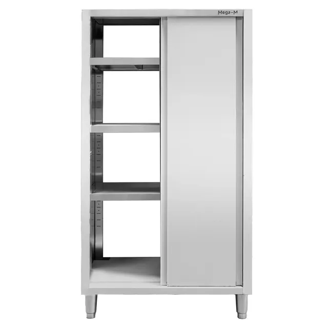 Mega-M 100x50x200 cm armadio inox passante 2 porte