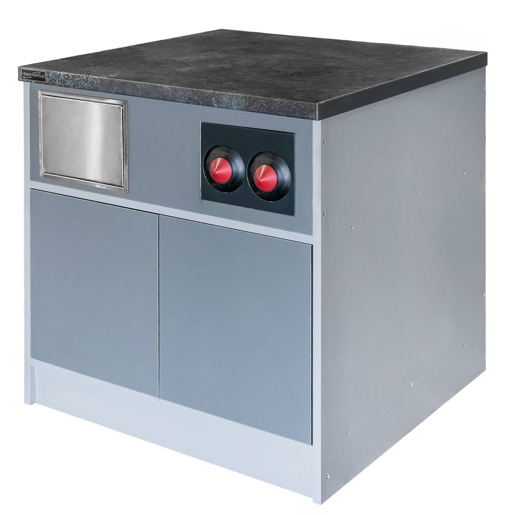 Mega-M mobile macchina caffè grigio 80,5x76x86 cm 2 vani