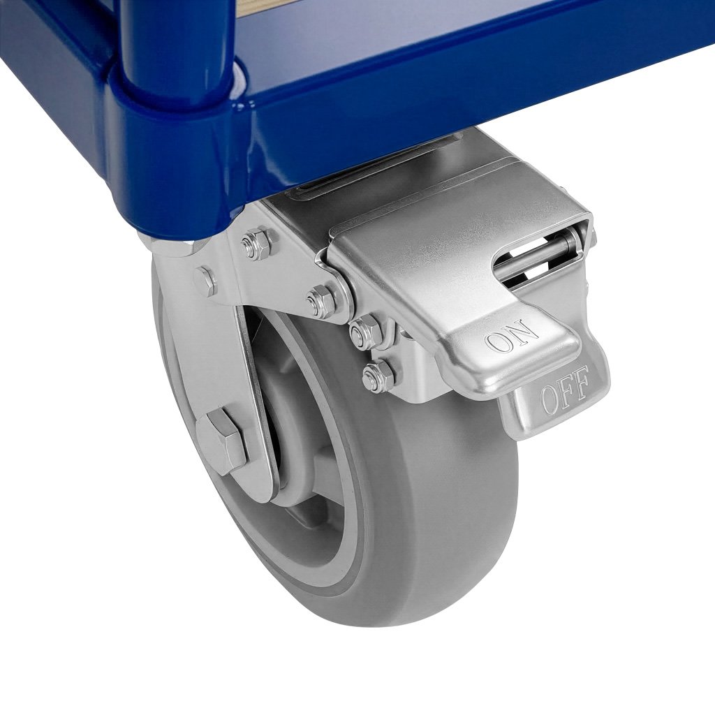Forkberg carrello a pianale 500 kg 4 sponde in rete
