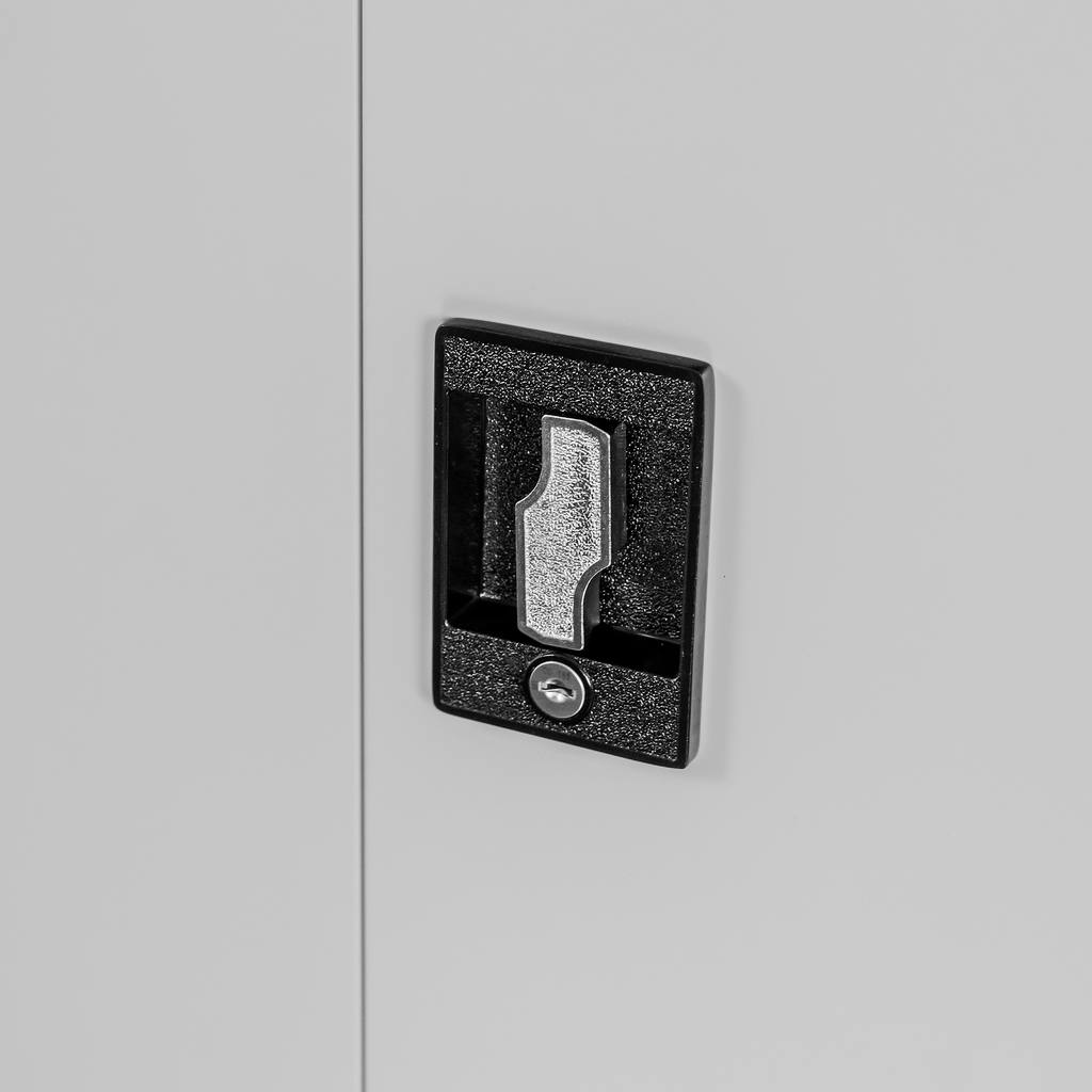Mega-M S-90 armadio metallico ufficio 90x40x185 grigio tesoretto