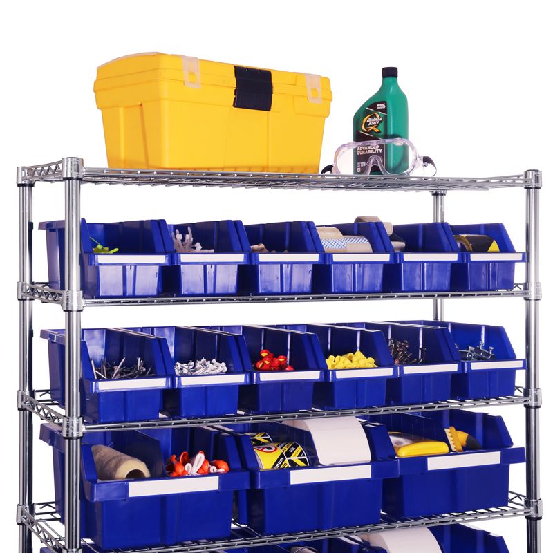 Seville Classics SHE16508BB Scaffale 24 Contenitori Giallo