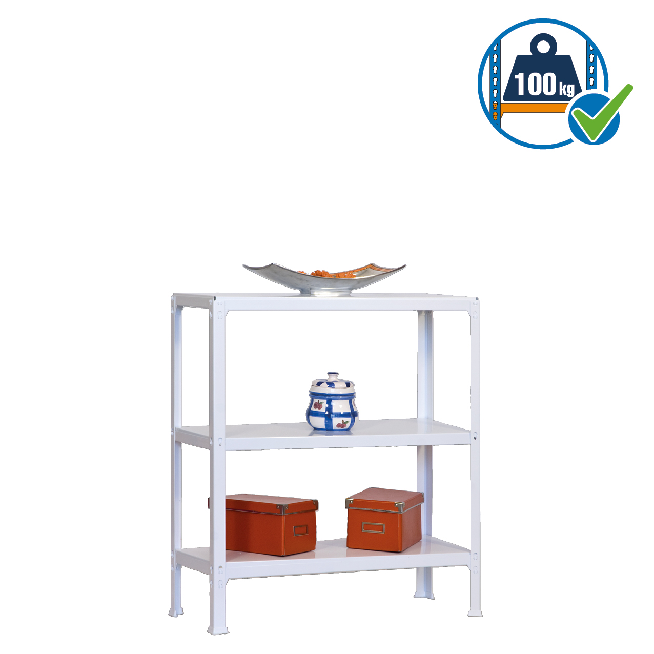 Simonrack HomeClick scaffale metallo 3 ripiani 150 kg