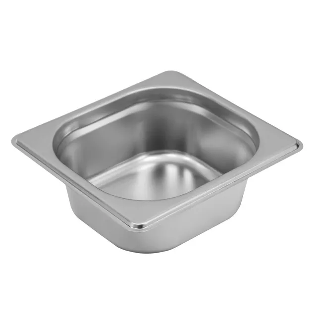 Mega-M GN 1/6 contenitore gastronorm inox 17,6x16,2x6,5 cm