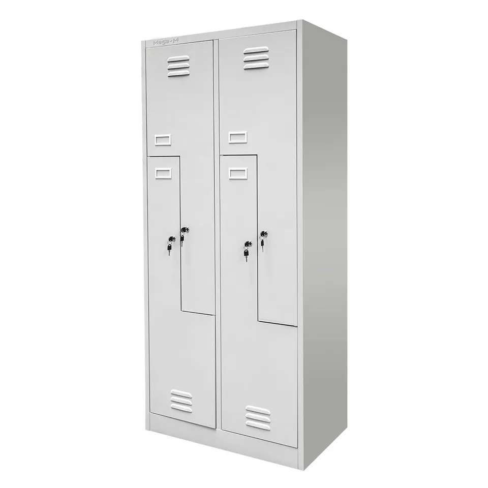 Mega-M Armadietto Spogliatoio 4 Ante 80 cm Tipo L