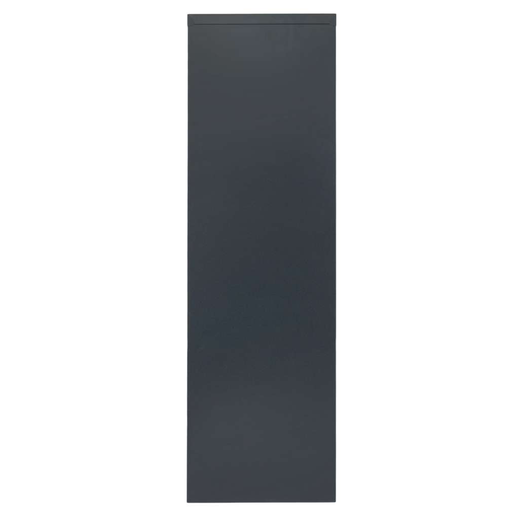 Furvero W-104 G/S Armadio Ufficio Metallo 90x40x140 cm Grafite