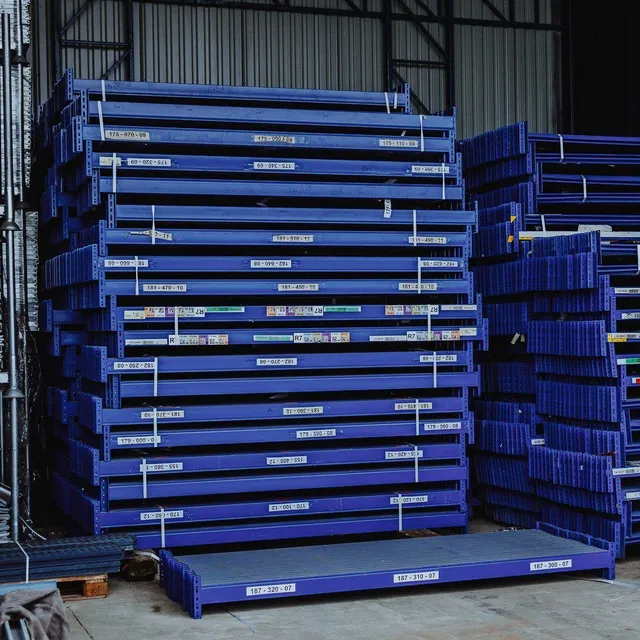 BITO traversa scaffale L 270 cm blu 300 kg