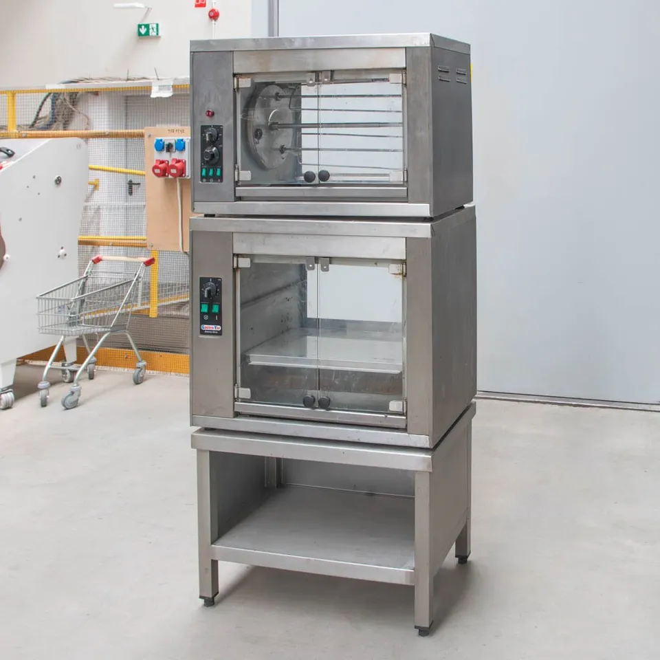 Gastro-Tar OGE-06 + SO-6 girarrosto elettrico 6 polli
