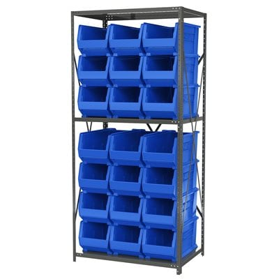 Akro-Mils AS2479287 scaffale metallo 24 contenitori